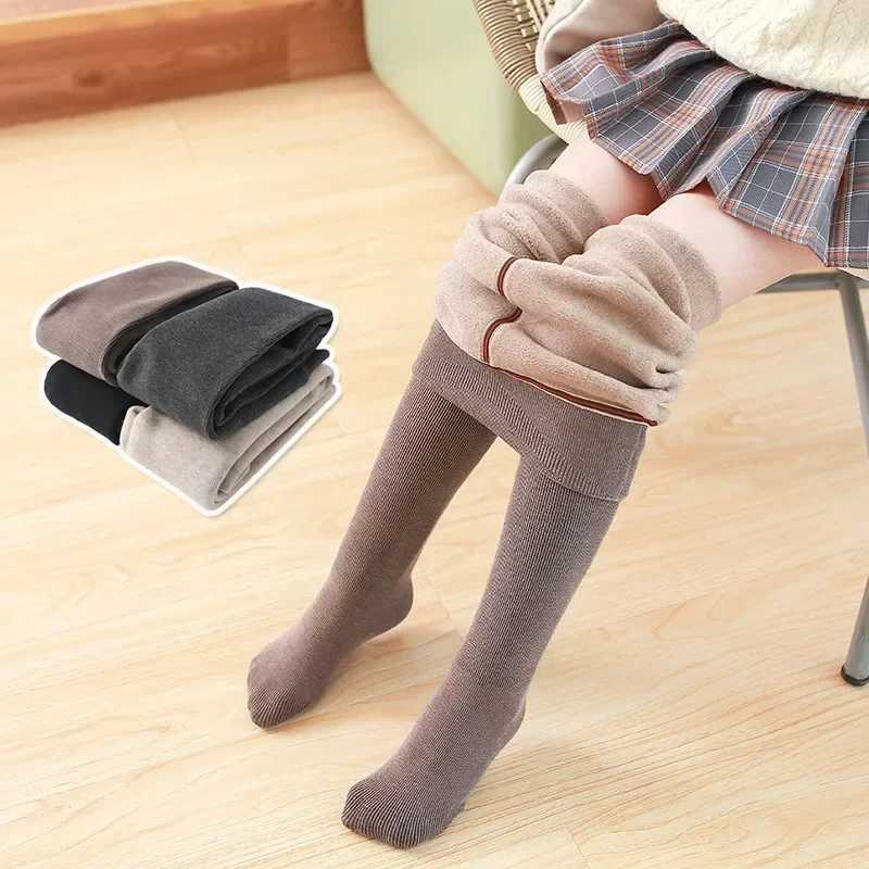 Winter Baby Girls Leggings Thick Warm Tights Girl Skinny Pants Children Pantyhose Kids Winter Leggings For Girls Y240906