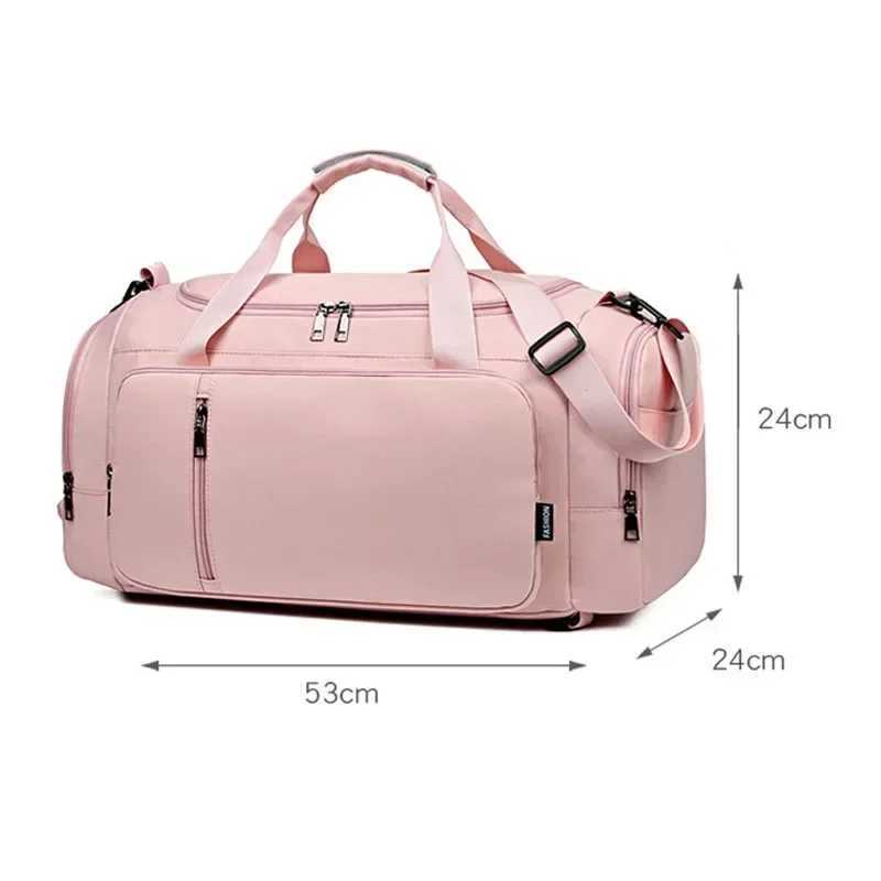 Fitness travel bag sports handbag womens wet and dry shoe pocket single shoulder cross body swimming yoga backpack backpack W240906