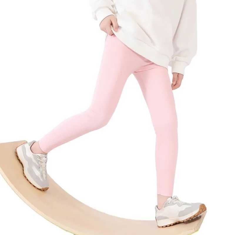 Kids Dance Leggings Sport Running Workout Activity Yoga Pants Kids Girls Leggings Spring Autumn Thin Stretchy Trousers Age 4-12Y Y240906