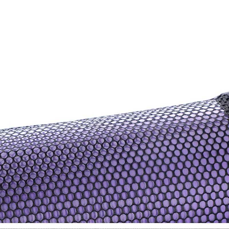 Portable yoga canvas waterproof mesh bag storage Oxford cloth shoulder bag yoga mat storage W240906