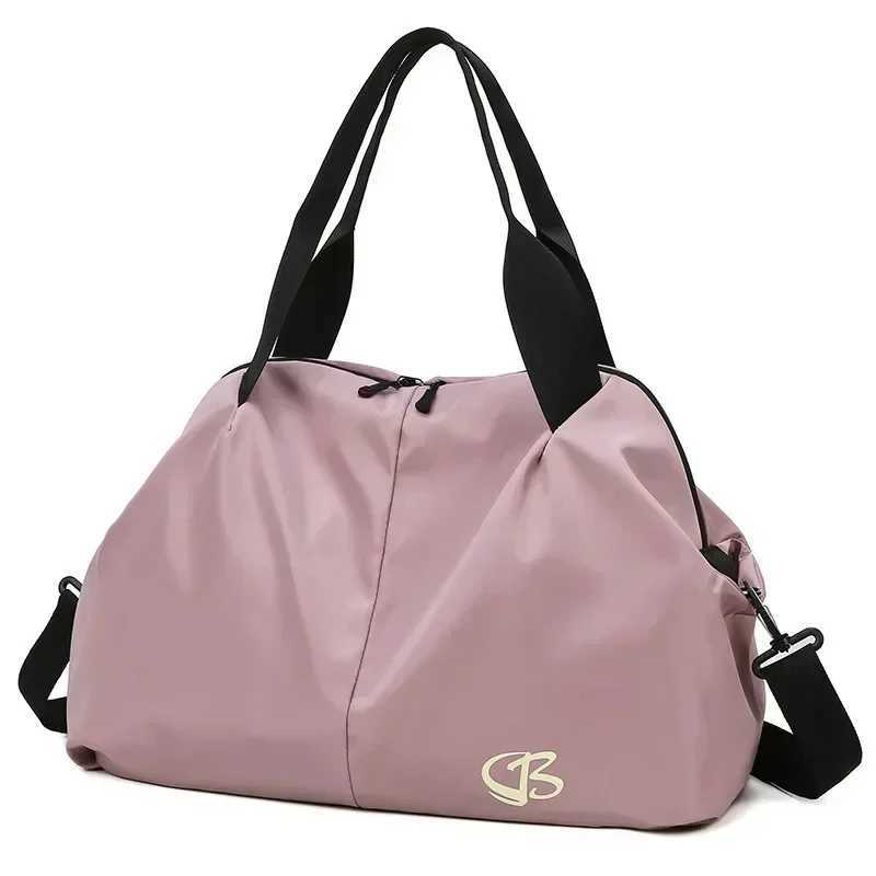 Large capacity yoga bag womens waterproof swimming sports bag gym bag multifunctional hand travel luggage weekend bag W240906