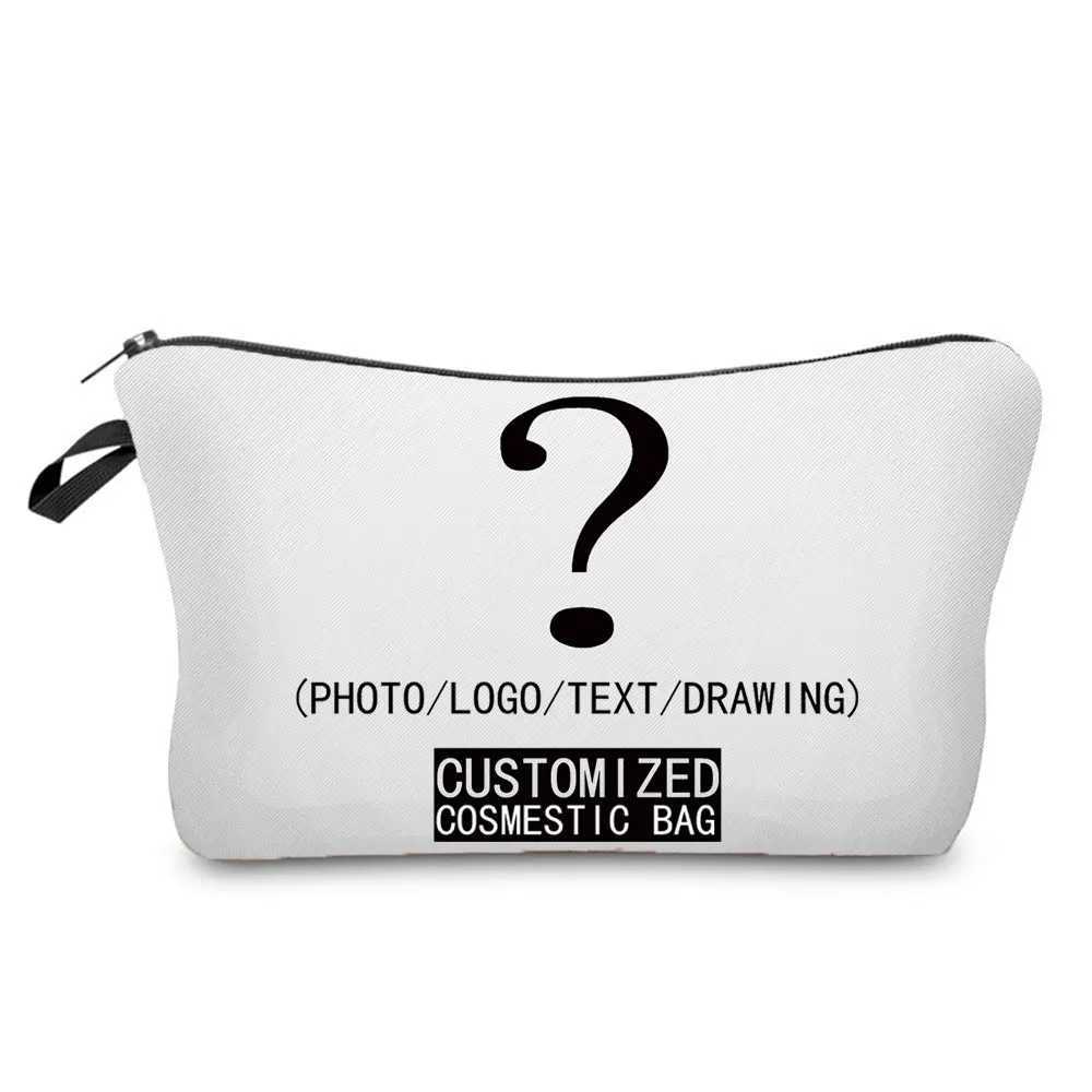 Geli Dog Printed Womens Mini Makeup Bag Greyhound Animal Printed Womens Makeup Bag Outdoor Beach Travel Folding Makeup Bag W240905
