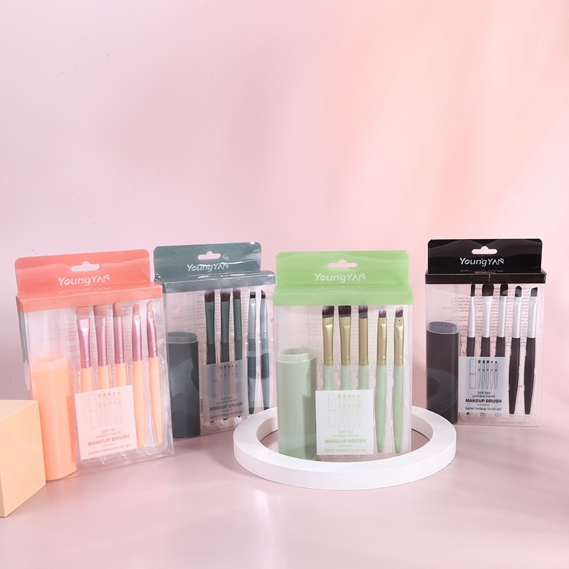 5 brushes Simple portable set Smoky eye shadow makeup brush beauty tools