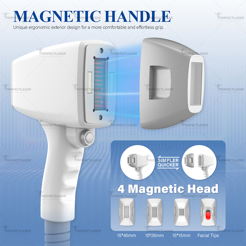High Power OEM Hair Removal device Professional Grade Laser Hair Removal Machine Big Spot Size 100 Million 1600W User Friendly Android Interface Beaut