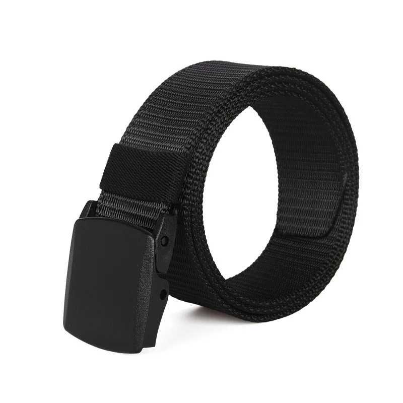 Military automatic buckle nylon strap outdoor hunting multifunctional tactical canvas strap high-quality mens strap W240905
