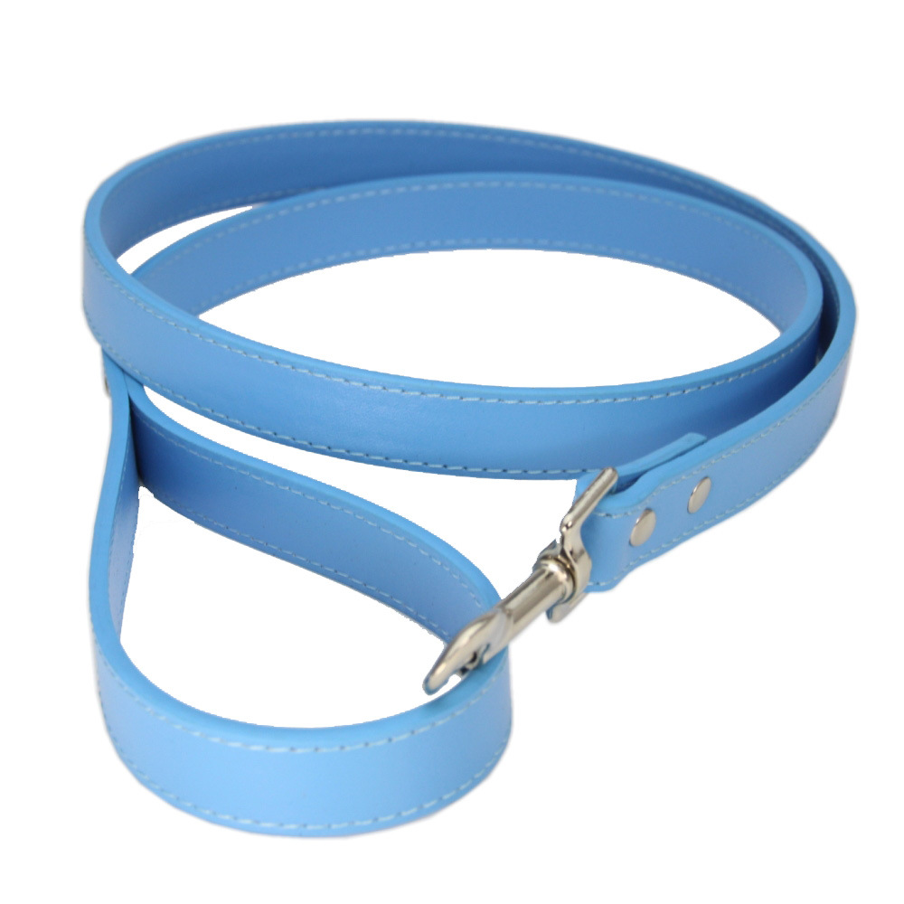Halloween pet dog leash dog PU leather dog chain leash outside leash wholesale
