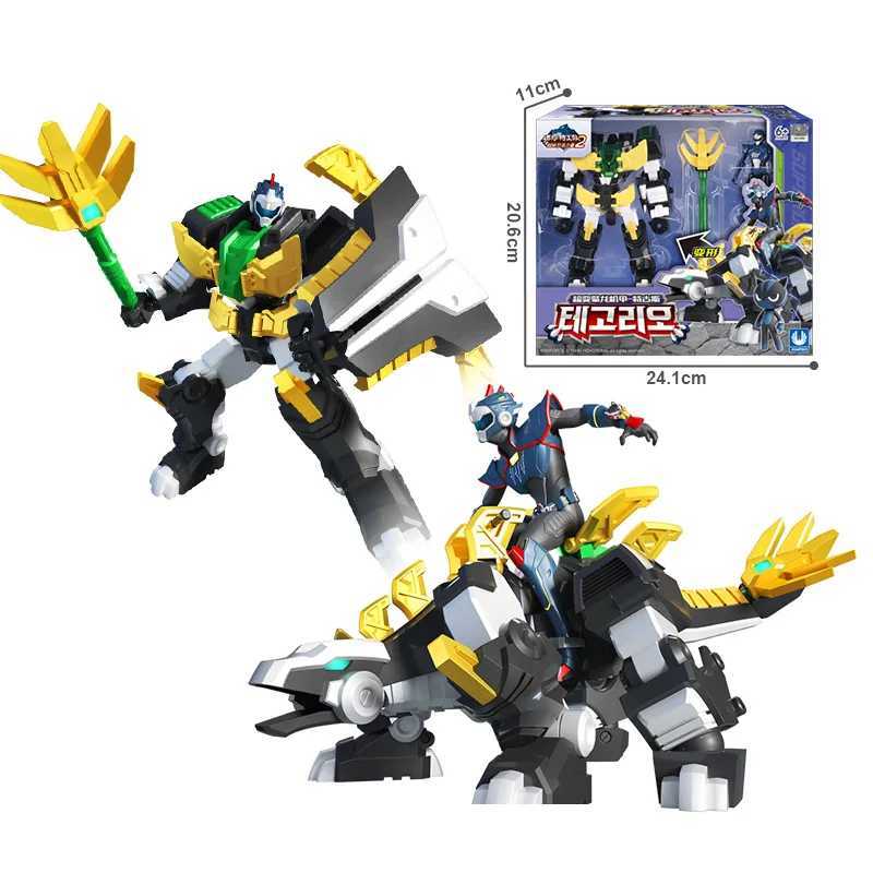 Mini Force 2 Super Dinosaur Power Conversion Robot Toy Action Picture Mini Force X Simulated Animal Transformation Dinosaur Toy W240905