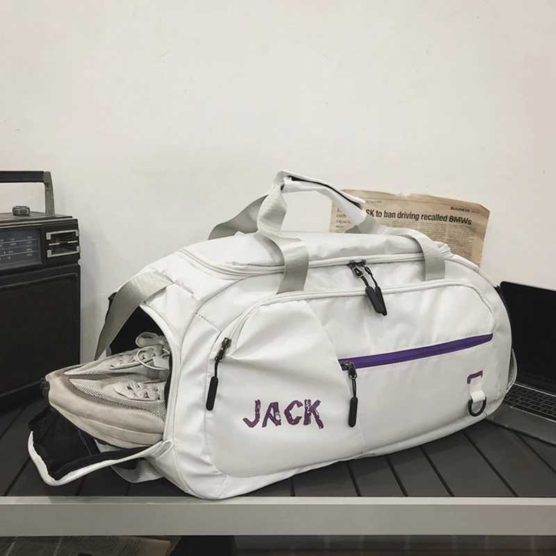 Gym fitness bag womens travel handbag luggage shoes pocket luggage bag weekend yoga bag mens shoulder cross exercise outdoor bag W240906