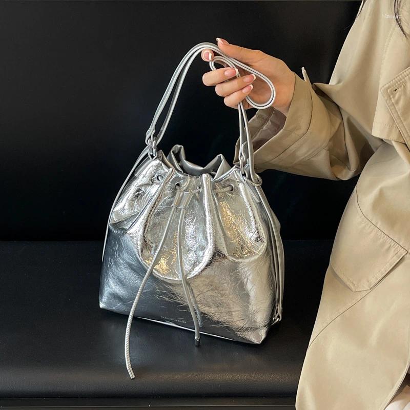 Totes Open Pocket Solid Interior Compartment Shoulder Bags Casual Strap-on 2024 High Quality For Women Soft Pu Women's Handbags