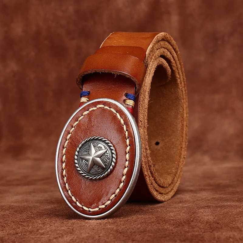 3.8CM new retro exquisite lamp luxury design mens belt automatic buckle casual personalized mens belt W240905