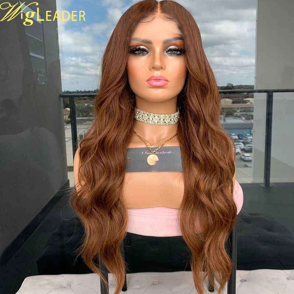 32'' Heat Resistant #27 Synthetic Fatura 13X6 Ash Brown Middle Part Hair Fibers Wavy Lace Front Wigs