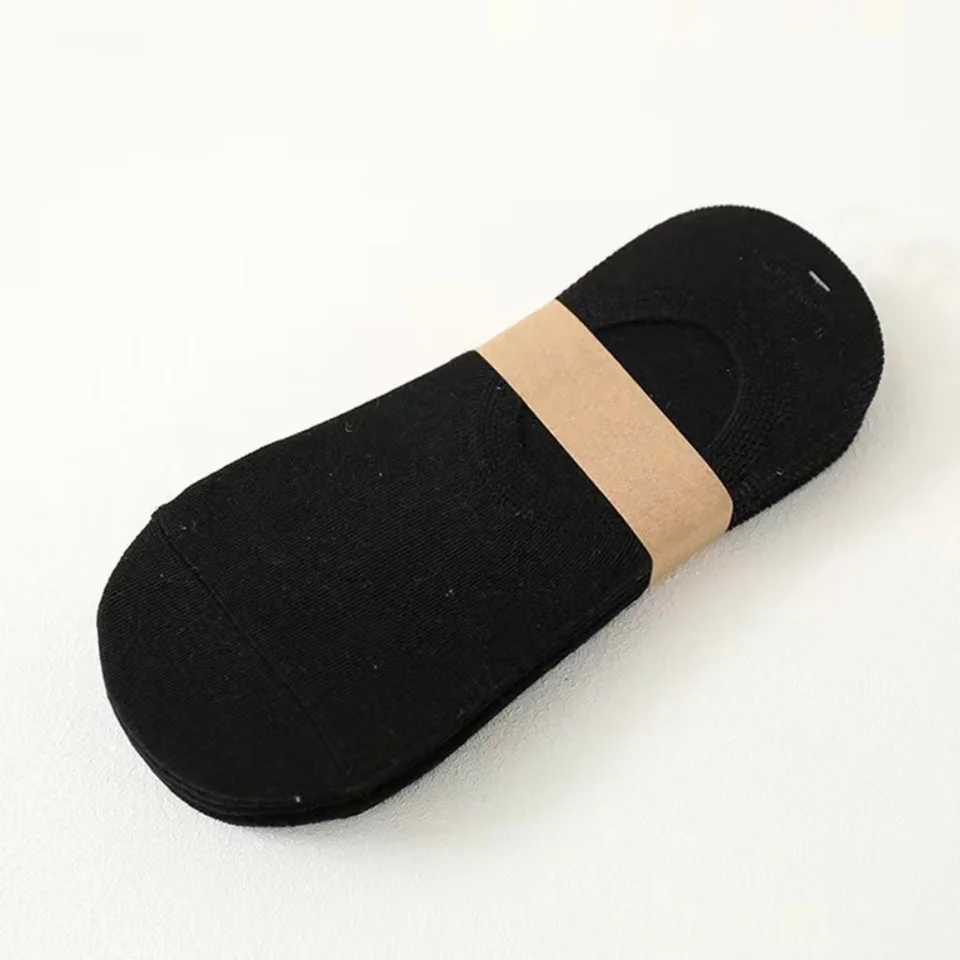 5 pairs/bulk fashionable and happy mens boat socks summer and autumn anti slip silicone invisible cotton socks mens ankle socks Meiya W240905
