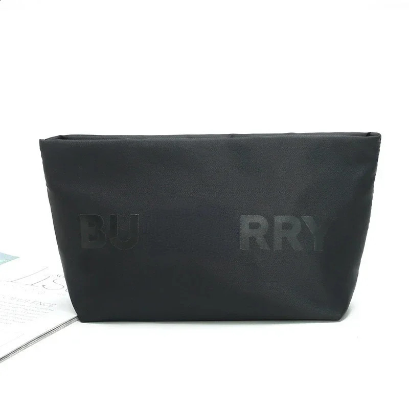Fashion Makeup Bag Travel Organizer Carrying Letter n Zipper Handbag Large Capacity Storage 240906