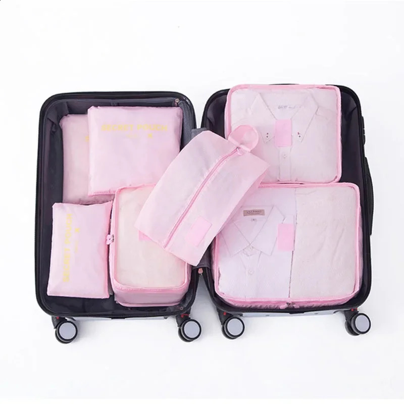 Six piece shoe luggage manager 240906