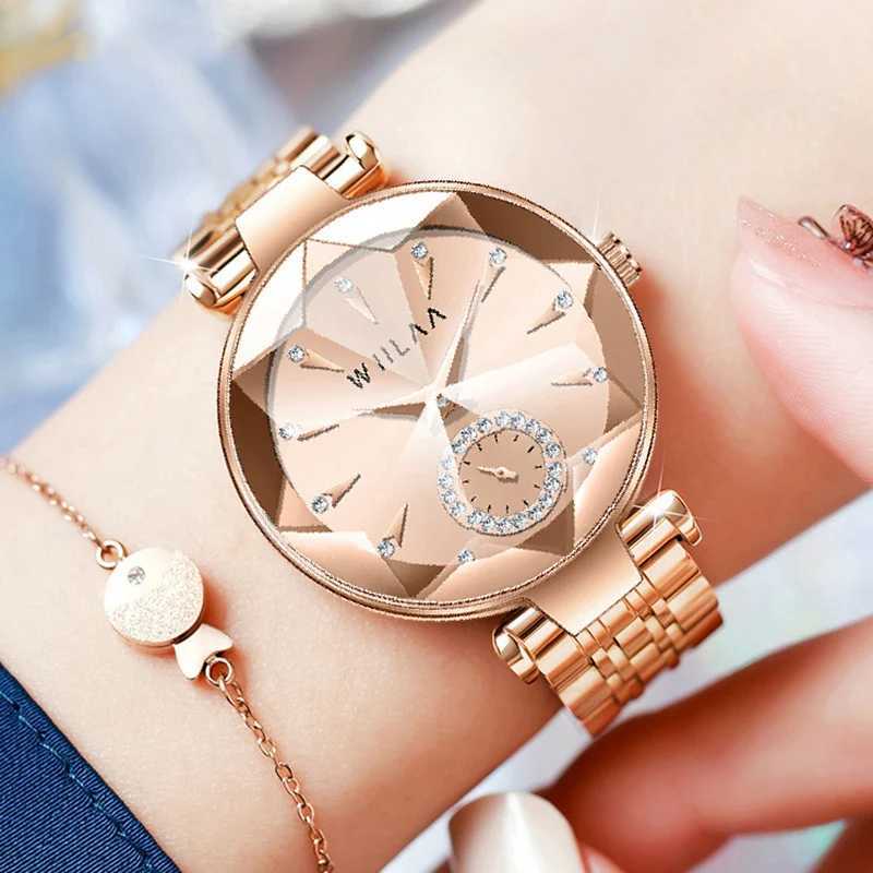 Womens Watch 2024 Luxury Brand Top Stainless Steel Strap Watch Green Quartz Watch Relogio Feminino W240902