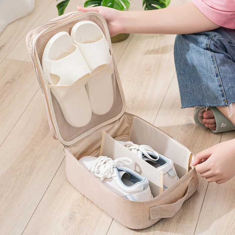 Portable travel shoe bag multifunctional underwear storage 240906