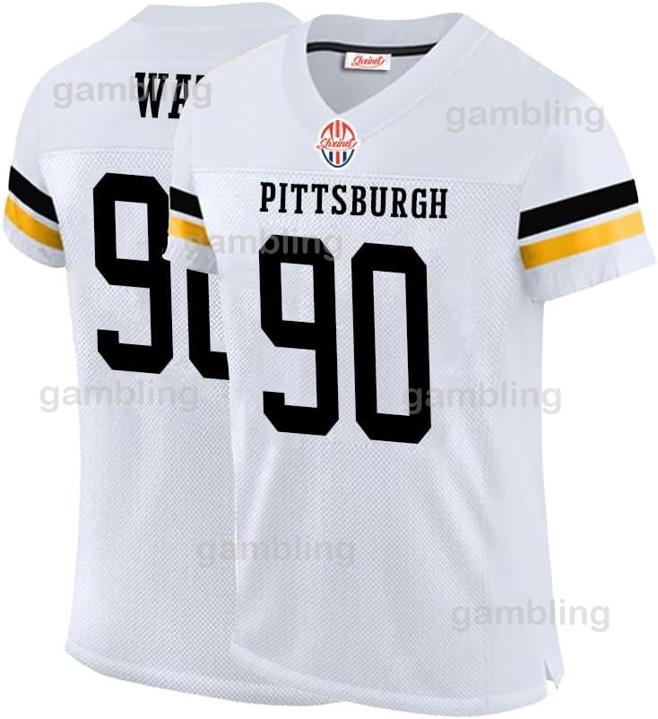 Mens/Youth Custom Football ed 10 Mitchell 22 Nee 90 T.J. 43 Troy 55 Devin 8 Kenny ALL Embroidery Name Any NumberFootball Jerseys
