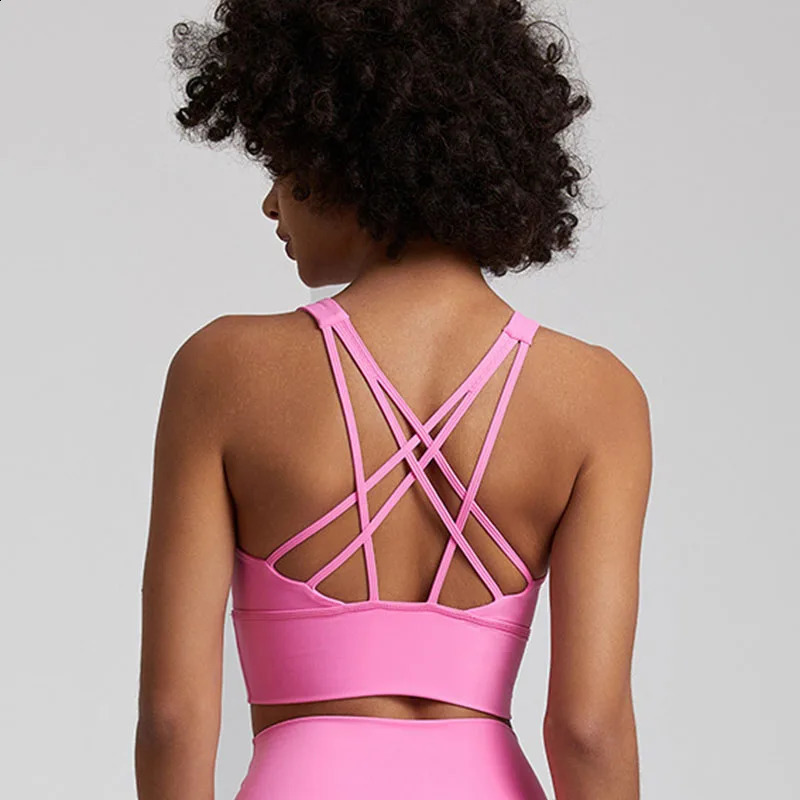 Sexy Sports Bra Comfort Gym Top Women Training Yoga Bra Breathable Women Sport Top Fitness Workout Underwear Women Athletic Wear 240905