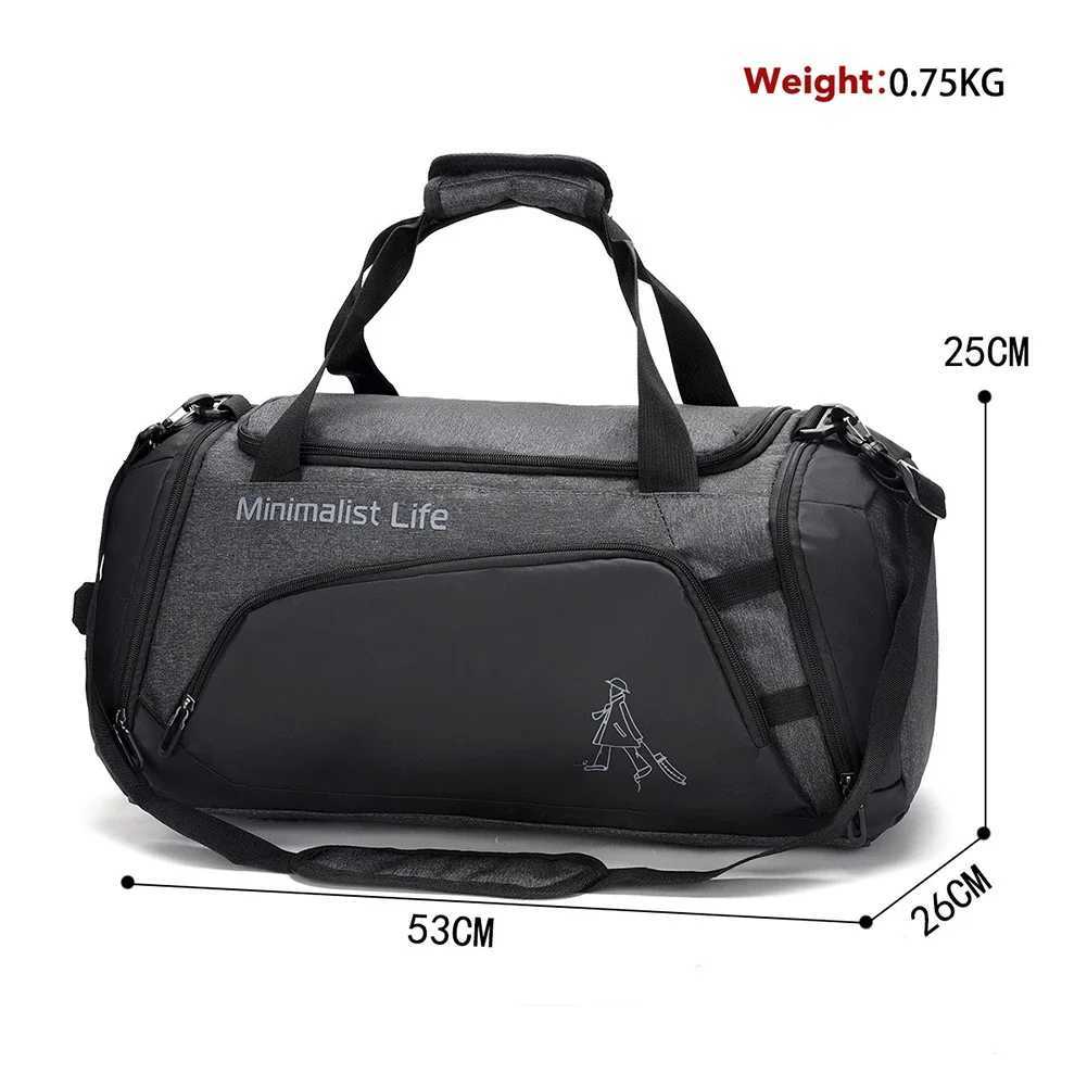 Fitness Bag Waterproof Fitness Bag Mens Outdoor Fitness Portable Fitness Bag Ultra Light Multi functional Yoga Sports Travel Backpack W240906