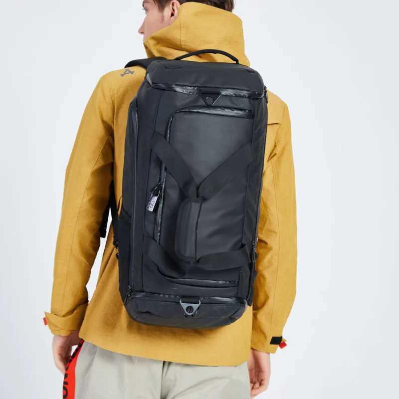 Mens fitness bag large capacity training fitness exercise sports bag backpack dry and wet yoga bag business travel bag with shoe bag W240906