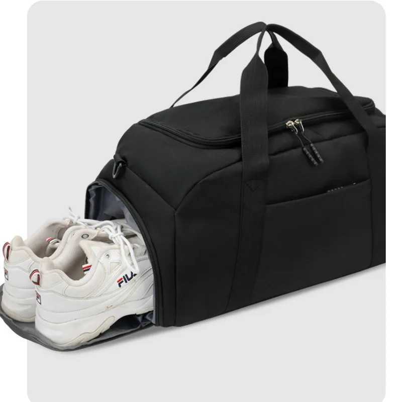New sports and fitness bag large capacity fitness yoga bag with shoe bag fashionable mens training ultra light travel bag W240906