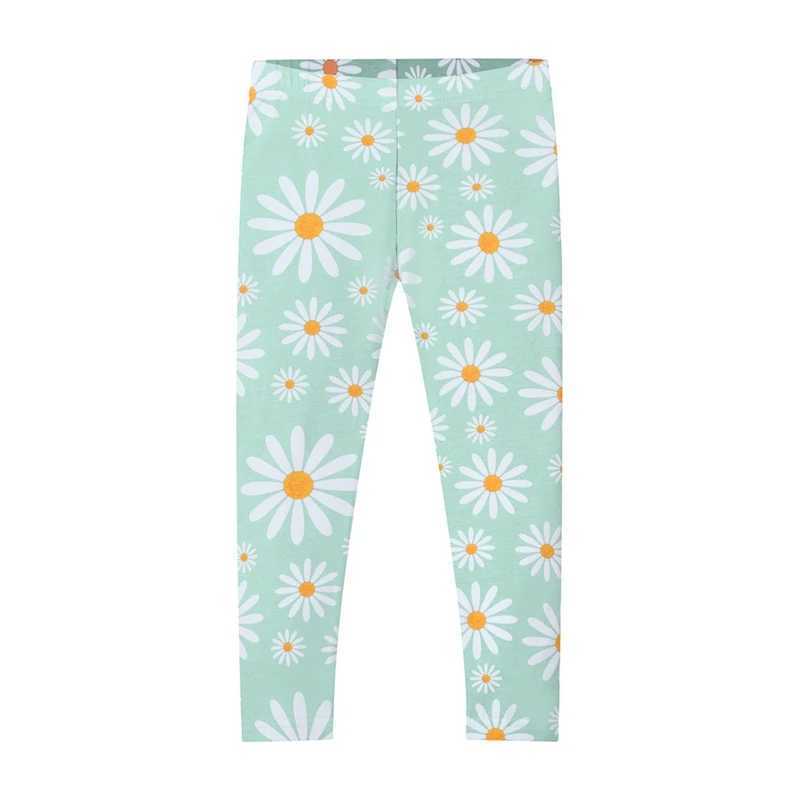 Spring Autumn Baby Girls Leggings Lovely Cartoon Pattern Full Pencil Pants Cotton Trousers Casual Clothes for Kids 2 to 8 years Y240906