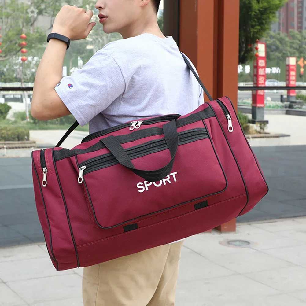 Ultralight Yoga Sports Big Travel Backpack Waterproof Fitness Bag Mens Outdoor Fitness Portable Sports Bag W240906