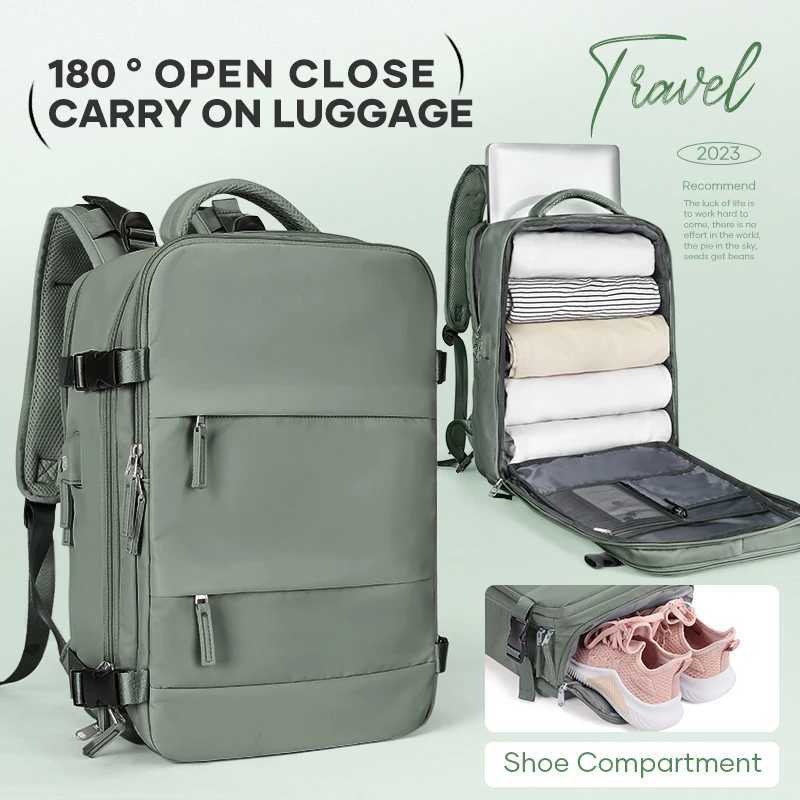 Carry on Backpack Large Travel Backpack for Women Men Airline Approved Gym Waterproof Business Luggage Laptop Daypack 240906