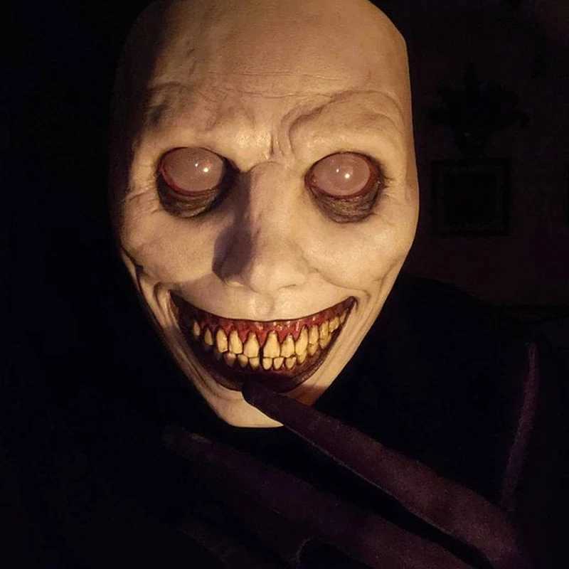 Scary Skull Magician Mask Horror Clown Gothic Zombie Disguise Ghost Halloween Creepy Latex Carnival Props Mask For Face FantasyXJ240905