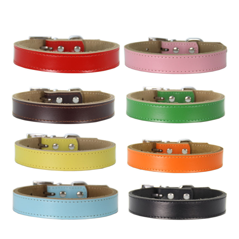 Animal Rescue Donation Pet Collar Large Dog Collar Thick Cowhide Leather Leather Dog Collar