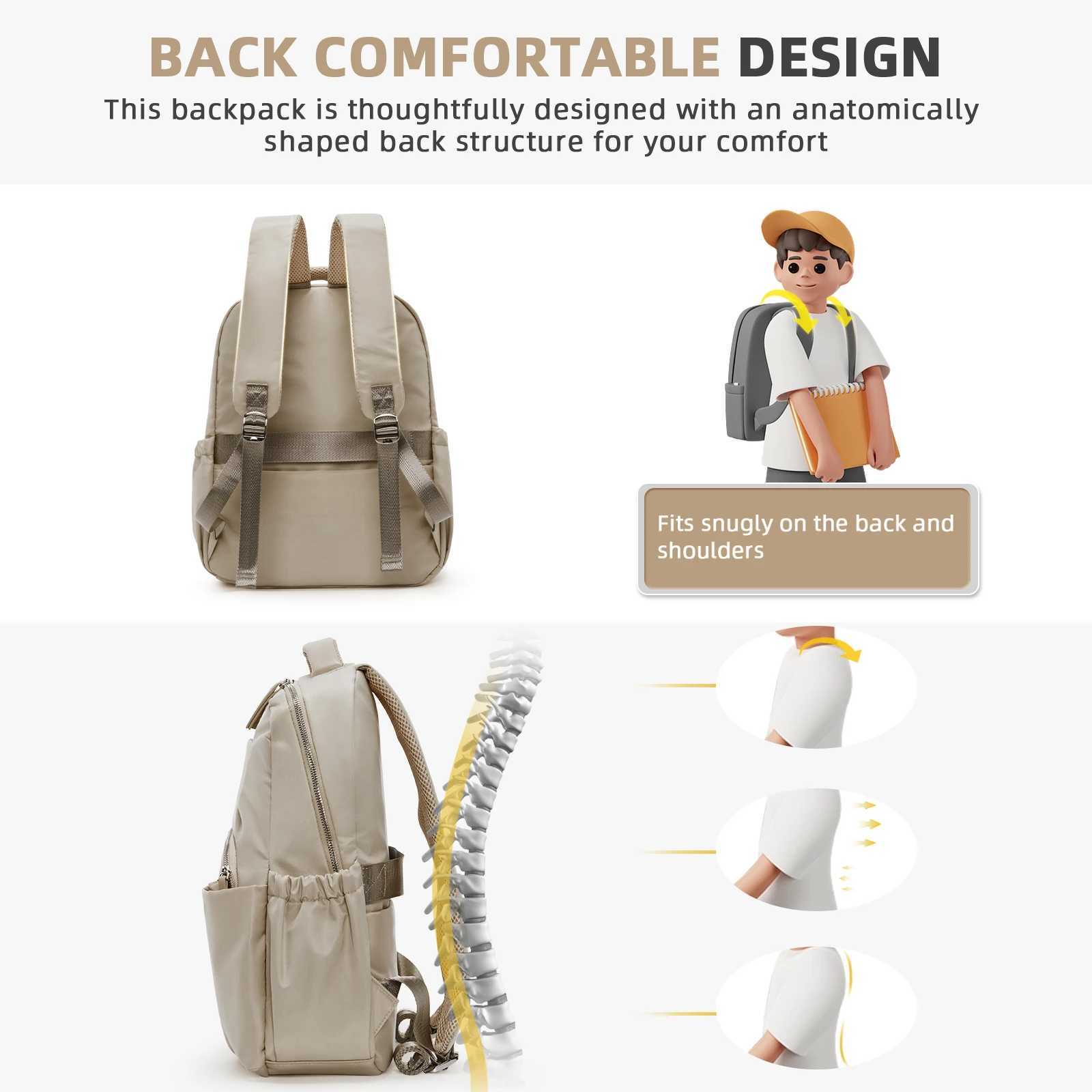 Women s Backpack Feminina Large Capacity Casual Mochila Versatile Daypack Female Shoulder Bag Waterproof Nylon 240906