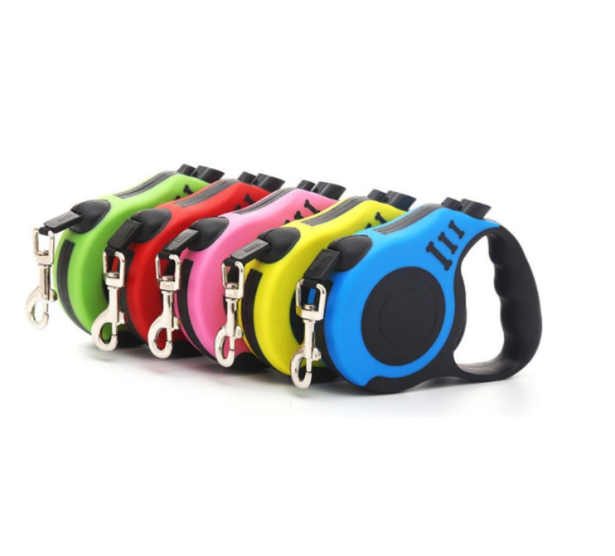 Durable 5M Automatic Retractable Pet Leash Enhanced Safety Feature for Your Canine Companion