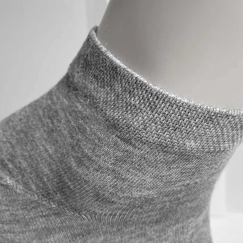 9 pairs of 2024 high-quality 80% bamboo fiber casual business mens socks for spring summer autumn cotton socks Plus size 41-47.8-16 W240905