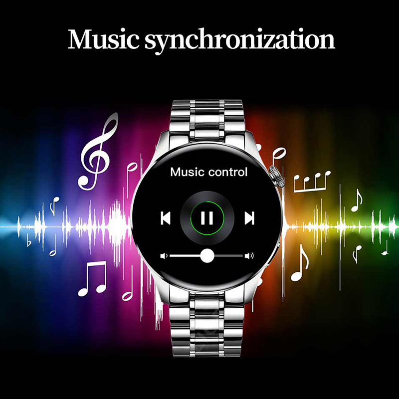 LIGE Fashion Smart Watch Men's Multi functional Sports Watch Bluetooth Call Waterproof Sleep Monitoring Fashion Business Watch