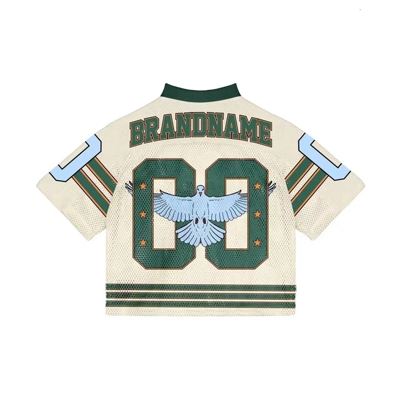 American Street Y2K Harajuku Trendy Hip-hop Baseball Sports Short-sleeved Men Summer Loose T-shirt Digital Printing Couple Wear