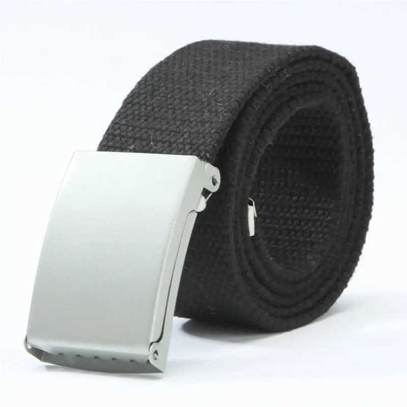 Mens belt fashion new unisex Trouser belt womens belt canvas belt breathable outdoor tactical jeans adjustable waistband W240905
