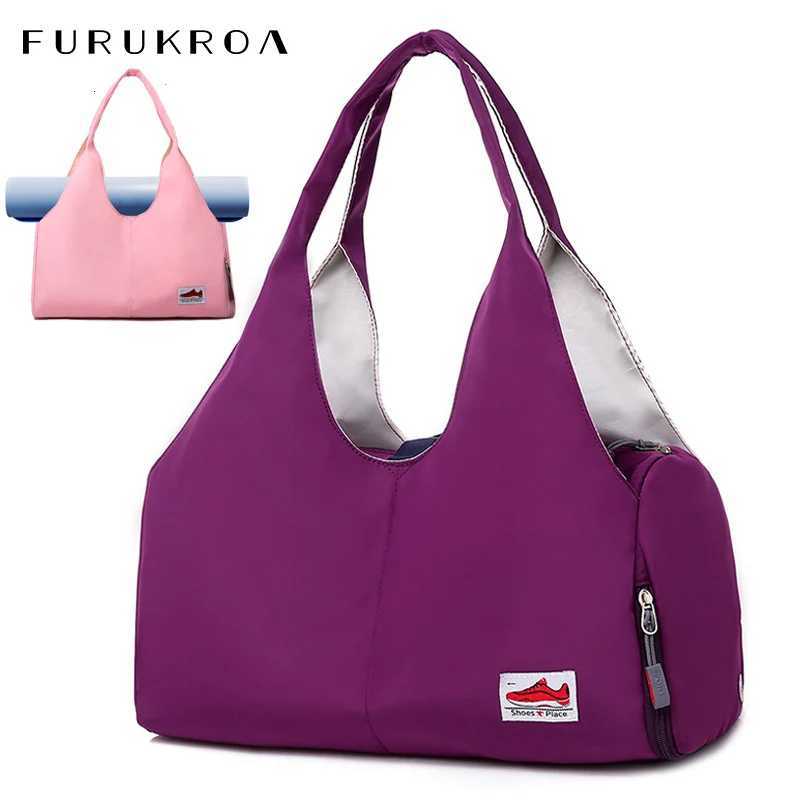 Fashion womens travel bag yoga weekend fitness handbag gym handbag large capacity travel bag mens XA753WB W240906