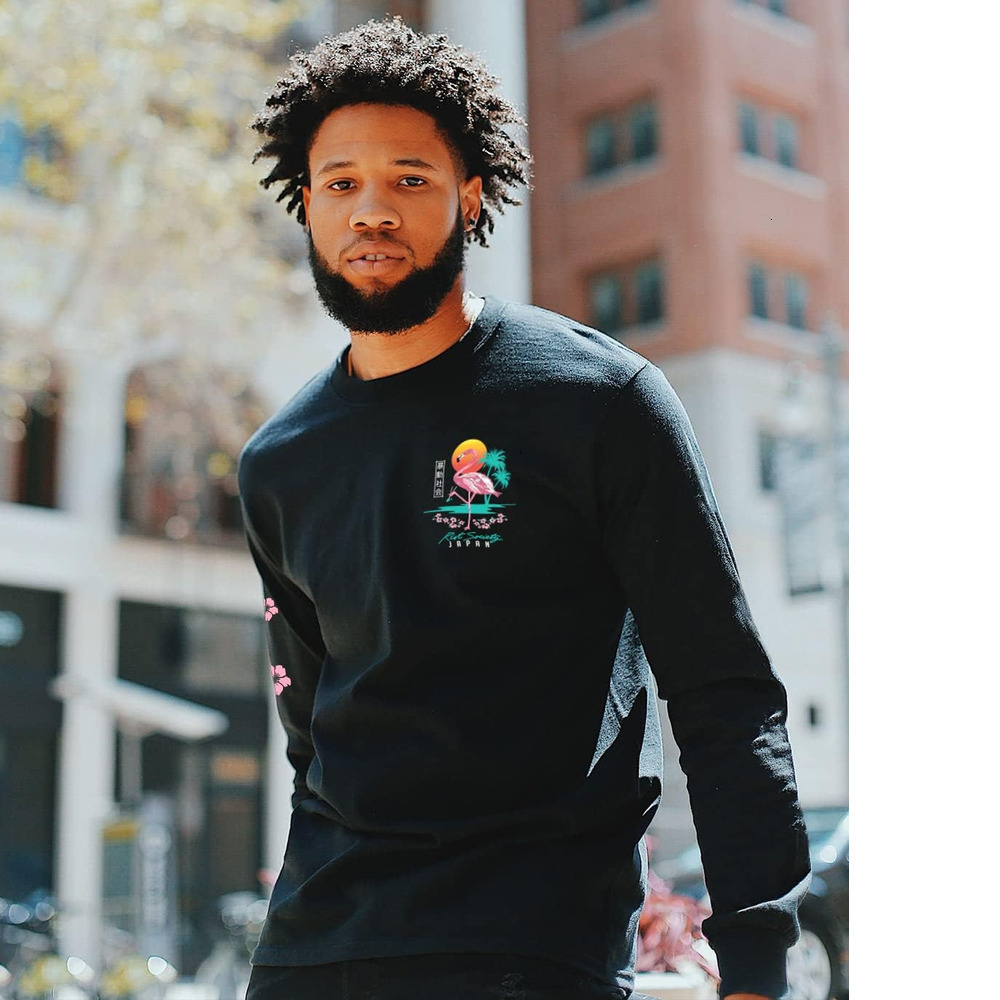 Long Sleeve Shirts for Men sweatshirt Long Sleeve Graphic and Embroidered Fashion Tee Streetwear Casual tops clothes