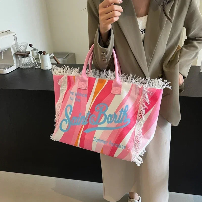 2024 Style Tote Casual Bags for Women Simple Letter Large Capacity Shoulder Bag Einschuldige Aktentasche 240906 f894