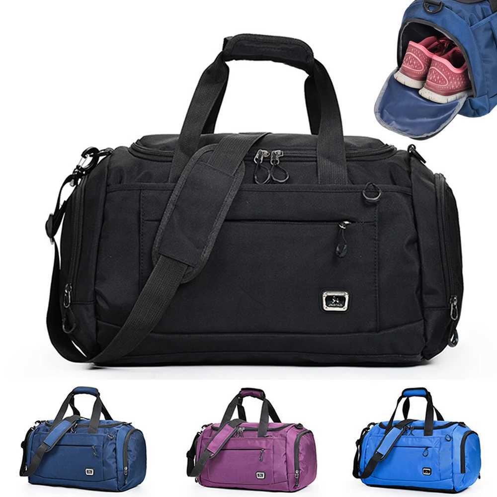 Fitness bag womens fitness outdoor travel bag handbag dry wet separation bag womens yoga exercise training bag W240906