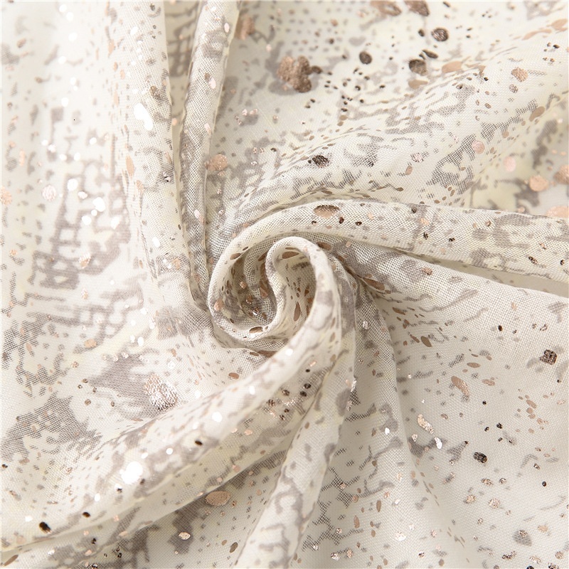 New Printed Snake for Women Spring Summer Hot Silver Shiny Shawl Cotton and Hemp Scarf