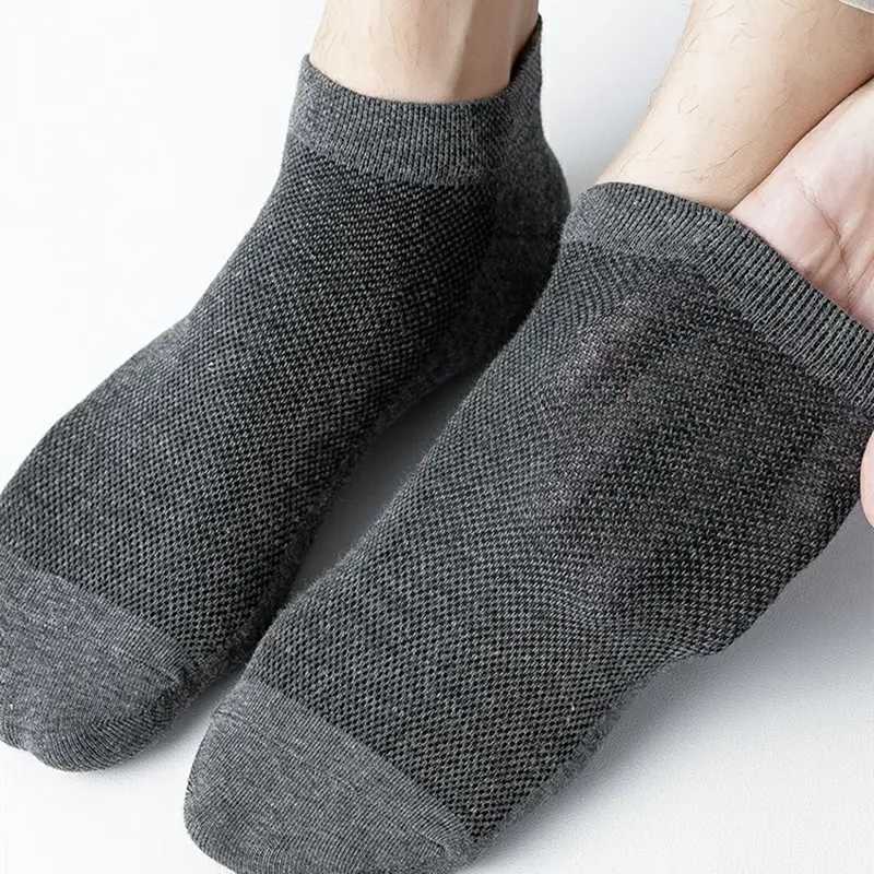 10 pairs of mens breathable mesh summer socks sports version cotton socks discounted price sports casual wear W240905