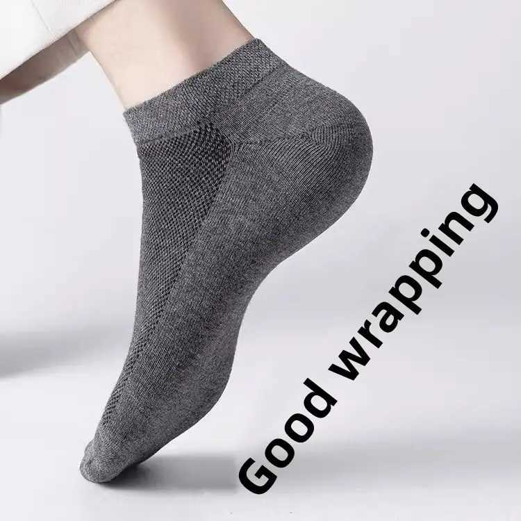 10 pairs of mens breathable mesh summer socks sports version cotton socks discounted price sports casual wear W240905