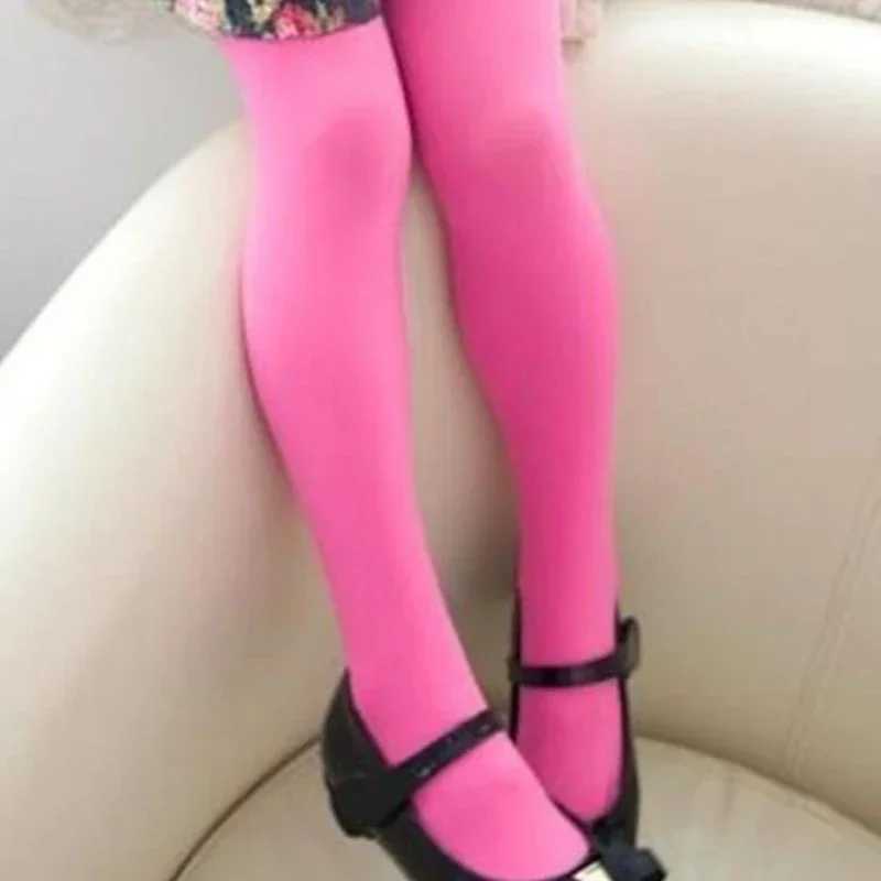 Casual Wear Leggings Spring Autumn Solid Color Leggings Trousers Baby Girls Soft Elastic Skinny Pants Y240906