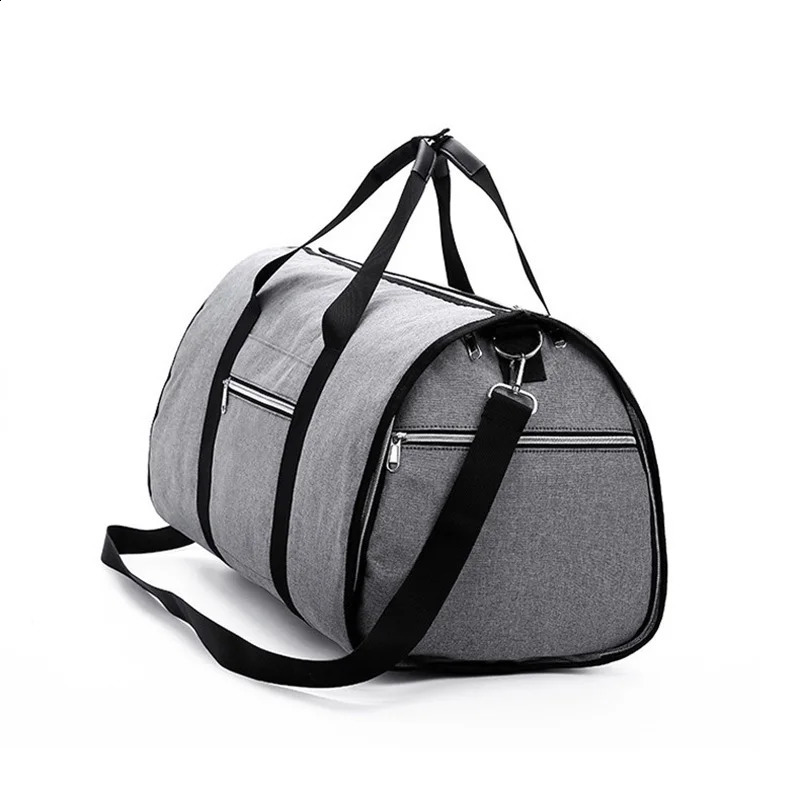 Mens shoulder bag large capacity business travel waterproof Oxford clothing multi pocket luggage 240906