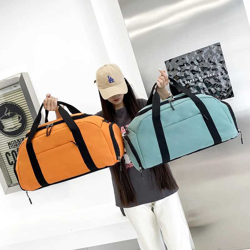 New sports and fitness bag large capacity fitness yoga bag with shoe bag fashionable mens training ultra light travel bag W240906
