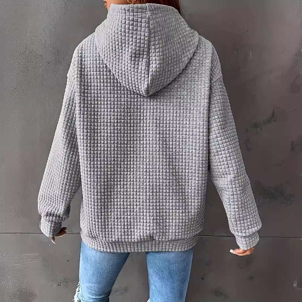 2024 Autumn/Winter Women's New Small Style Loose Long Sleeve Printed Hoodie