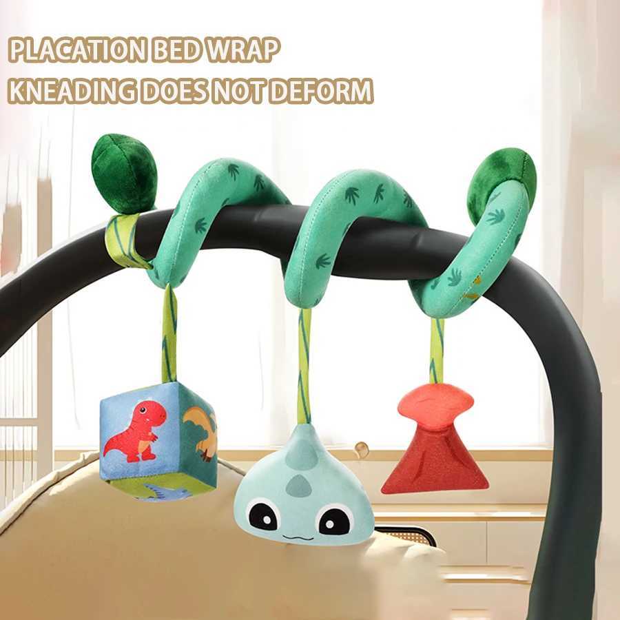 Baby Comfort Bed Surrounding Toy Bed Bell with Bell Baby Sleep Car Hanging Plush Toy Gift W240815