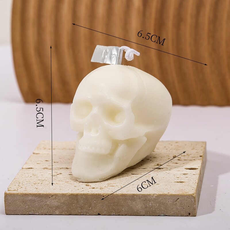 Scented Candle Skeleton Halloween Soy Wax Aroma Candle Home Decorations Small Ornaments Aromatherapy