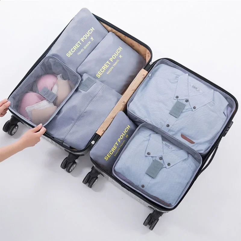 Six piece shoe luggage manager 240906